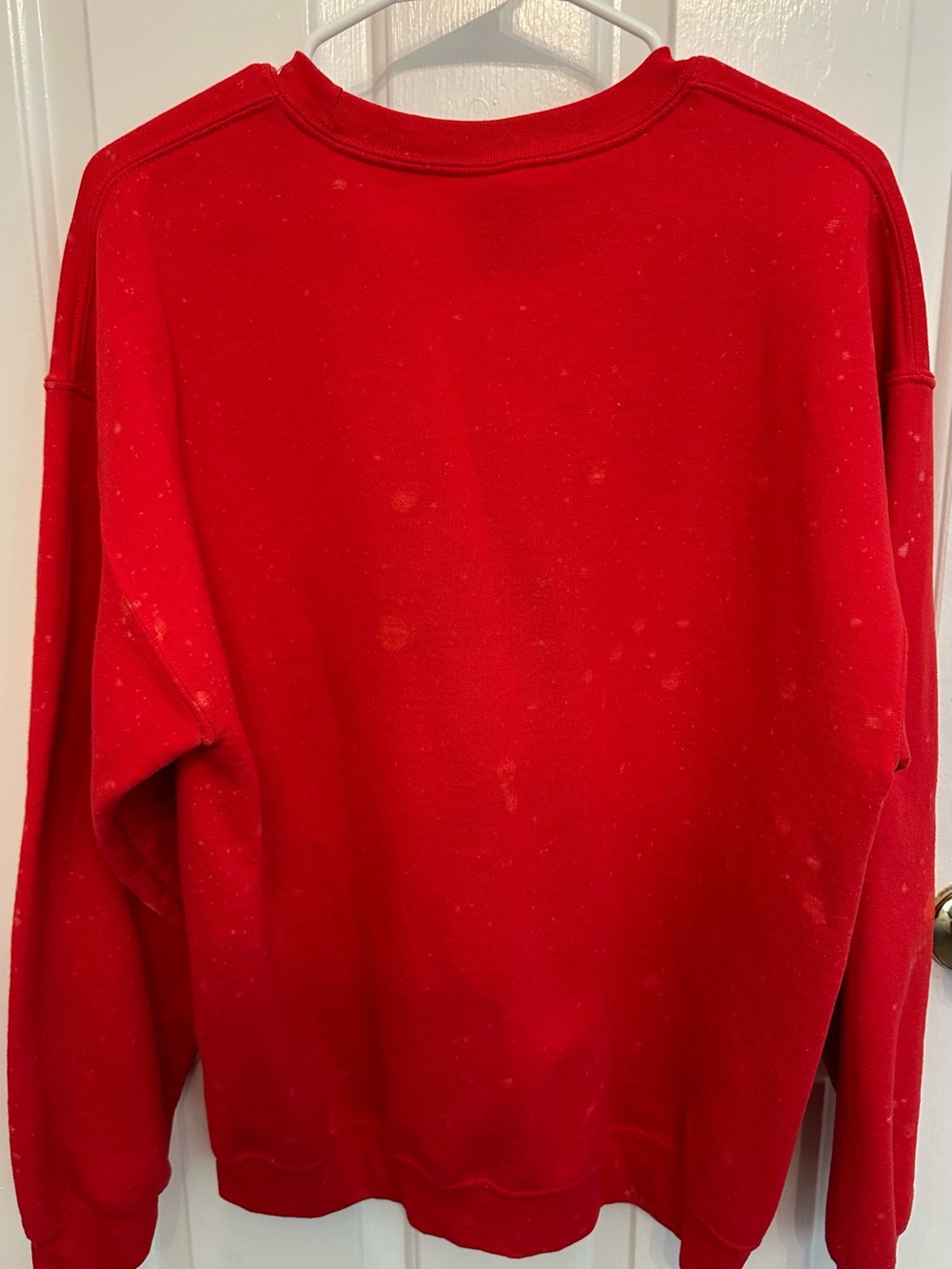 Ohio State Buckeyes Bleach Wash Crewneck Sweatshirt - Picture 2 of 2